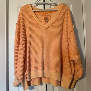 American Eagle Waffle Knit Sweatshirt